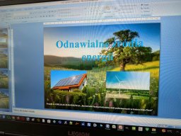 Zajęcia na temat odnawialnych źródeł energii